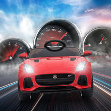 Load image into Gallery viewer, Jaguar F-type Licensed 6V Rechargeable Battery Ride On Car - RED