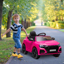Load image into Gallery viewer, Audi RS Q8 6V Kids Electric Ride on Cars with Remote USB MP3 Bluetooth Pink