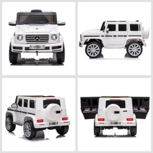 Load image into Gallery viewer, Mercedes Benz G500 12V Kids Electric Ride On Car - White