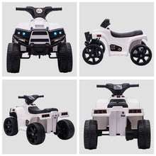 Load image into Gallery viewer, ATV 6 V Kids Ride on Cars Electric for 18-36 months White+Black
