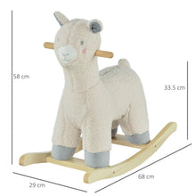 Load image into Gallery viewer, Kids Sheep Ride On with Sound Cream White