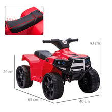 Load image into Gallery viewer, ATV 6 V Kids Ride on Cars Electric for 18-36 months Black+Red