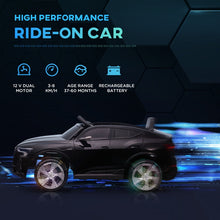 Load image into Gallery viewer, Electric  Audi E-tron Ride-On Sports Car, 12V Two Motors Battery Powered Toy w/ Remote Control, Lights, Music, Horn - Black