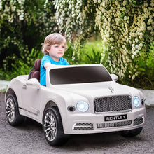Load image into Gallery viewer, Kids Electric Ride On Car with Parent Remote, 12V Battery Powered Toy Car with Music Horn Lights MP3 Suspension Wheels for 37-72 Months - White