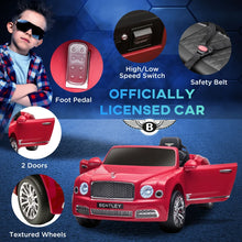 Load image into Gallery viewer, Kids Electric Ride On Car with Parent Remote, 12V Battery Powered Toy Car with Music Horn Lights MP3 Suspension Wheels for 37-72 Months - Red