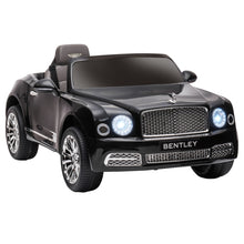 Load image into Gallery viewer, Kids Electric Ride On Car with Parent Remote, 12V Battery Powered Toy Car with Music Horn Lights MP3 Suspension Wheels for 37-72 Months -  Black