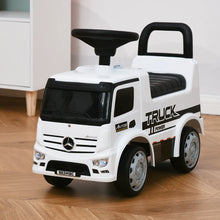 Load image into Gallery viewer, 3-in-1 Ride On Car Kids Mercedes Truck Storage Handle for 12 - 36 Months White