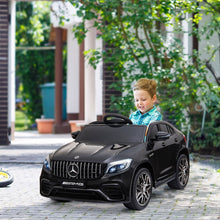 Load image into Gallery viewer, Mercedes-Benz AMG GLA45 licensed electric car with remote control 2 x 35W engines MP3 seat belt 3–8 years Black