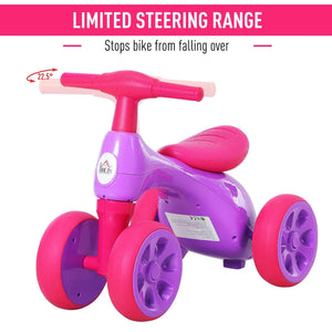 Toddler Training Walker Balance Bike Purple