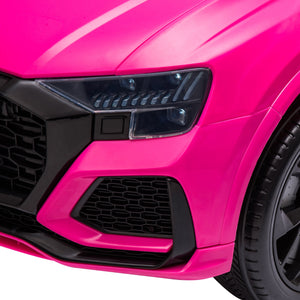 Audi RS Q8 6V Kids Electric Ride on Cars with Remote USB MP3 Bluetooth Pink