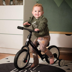 Toddlers Removable Stabiliser Balance Bike Black