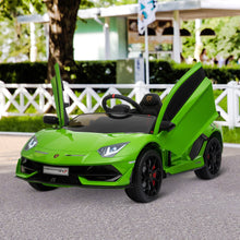 Load image into Gallery viewer, Lamborghini SVJ 12V Electric Ride on Car - Green
