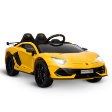 Load image into Gallery viewer, Lamborghini SVJ 12V Electric Ride on Car - Yellow
