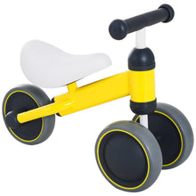 Load image into Gallery viewer, Toddler Plastic No-Pedal Walking Balance Bike Yellow
