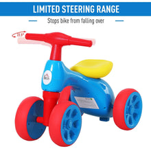 Load image into Gallery viewer, Toddler Training Walker Balance Ride-On Toy with Rubber Wheels Blue
