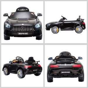 Benz GTR 12V Kids Electric Ride On Car - Black