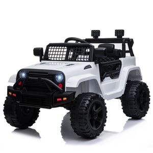 12V Kids Electric Ride On Car Truck  - White