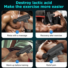 Load image into Gallery viewer, Massage Gun for Atheletes Percussion Massage Deep Tissue Massager Long Battery Life
