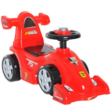 Load image into Gallery viewer, Kids Push Ride On Car W/Horn-Red
