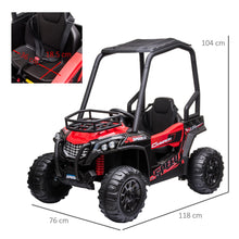 Load image into Gallery viewer, 12V Kids Electric Ride On Car Off-road - RED
