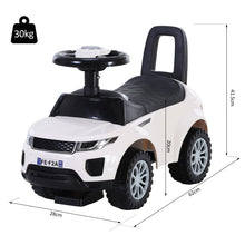 Load image into Gallery viewer, Toddler 3-in-1 Ride-On Car Kids Car Walker Stroller Push-Along with Horn Wheel &amp; Under Seat Storage White
