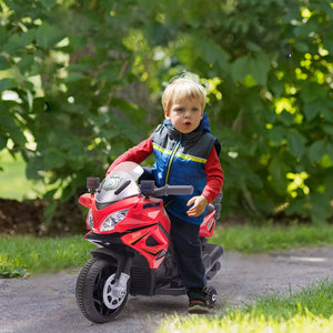 Kids 6V Electric Pedal Motorcycle Ride-On Toy Battery 18-48 months Red