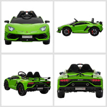 Load image into Gallery viewer, Lamborghini SVJ 12V Electric Ride on Car - Green
