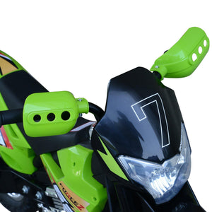 Childrens Motorbike Ride On Car Electric 6V Battery Kids Toy 4-Wheel in Green