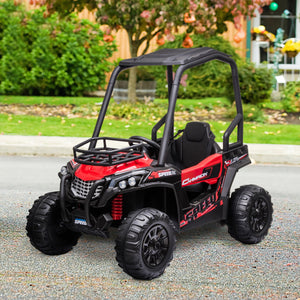 12V Kids Electric Ride On Car Off-road - RED