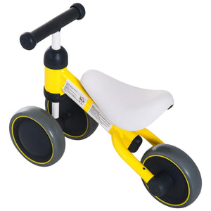 Toddler Plastic No-Pedal Walking Balance Bike Yellow