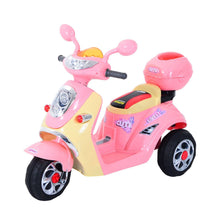 Load image into Gallery viewer, Electric Ride-On Motorbike w/ Lights Pink
