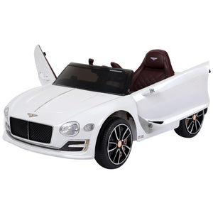 Kids Electric Ride-on Car W/ LED Lights-White