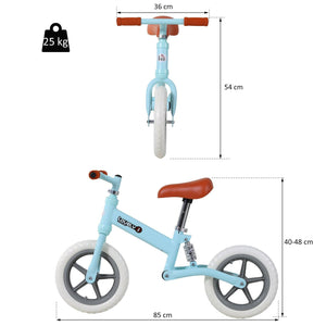 Toddler Balance Bike No Pedal Walk Training Blue