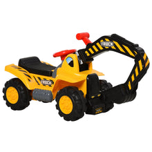 Load image into Gallery viewer, Kids 4-in-1 Ride On Truck Yellow/Black
