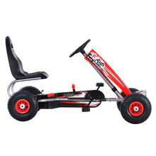 Load image into Gallery viewer, Go Kart Ride on Car Racing Style w/ Adjustable Seat Handbrake &amp; Clutch in Red
