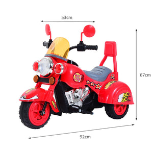 Kids Ride On Electric Motorcycle 6V-Red
